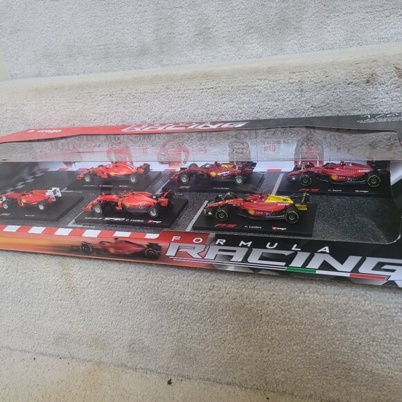 Bburago Ferrari Racing Formula 1 F1 1:43 Scale Die Cast Metal 6 Cars Brand New - Picture 2 of 16